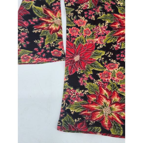 The Vermont Country Store Red Floral Top Size Medium VTG - Picture 12 of 16